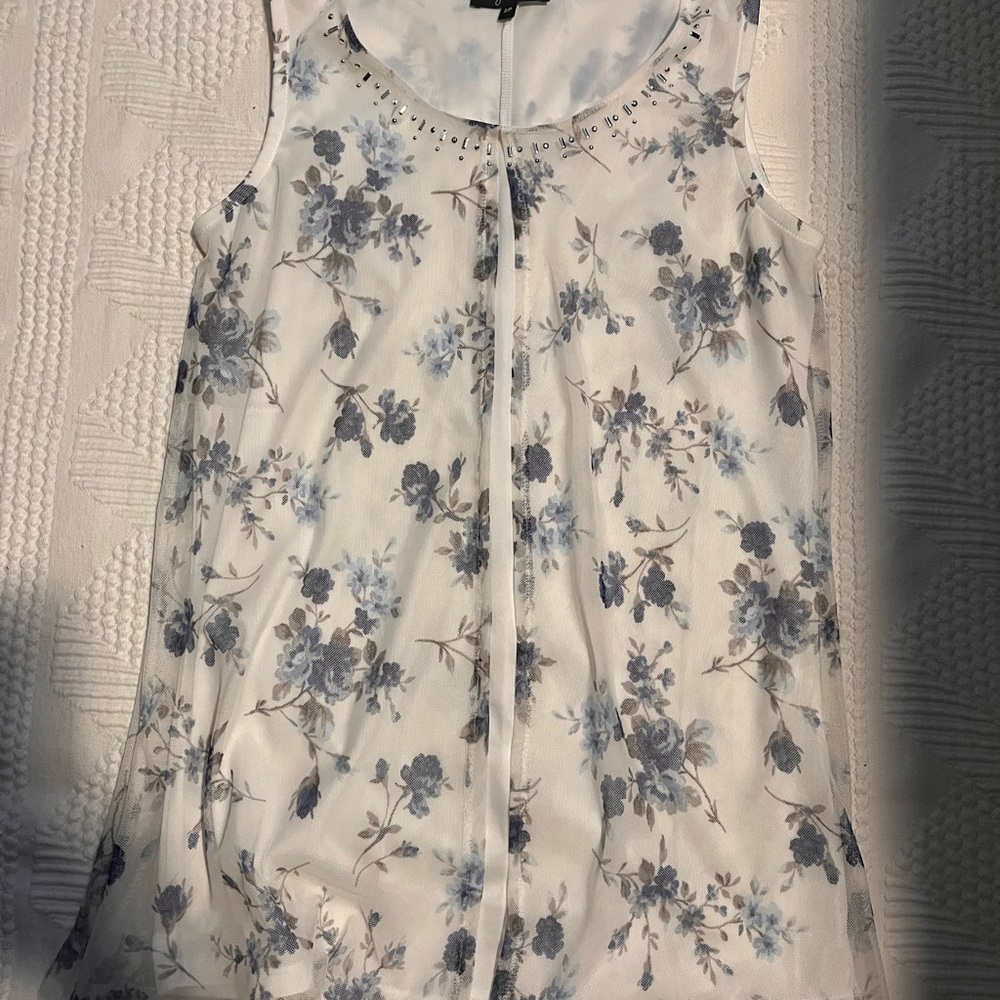 Floral Sleeveless Top